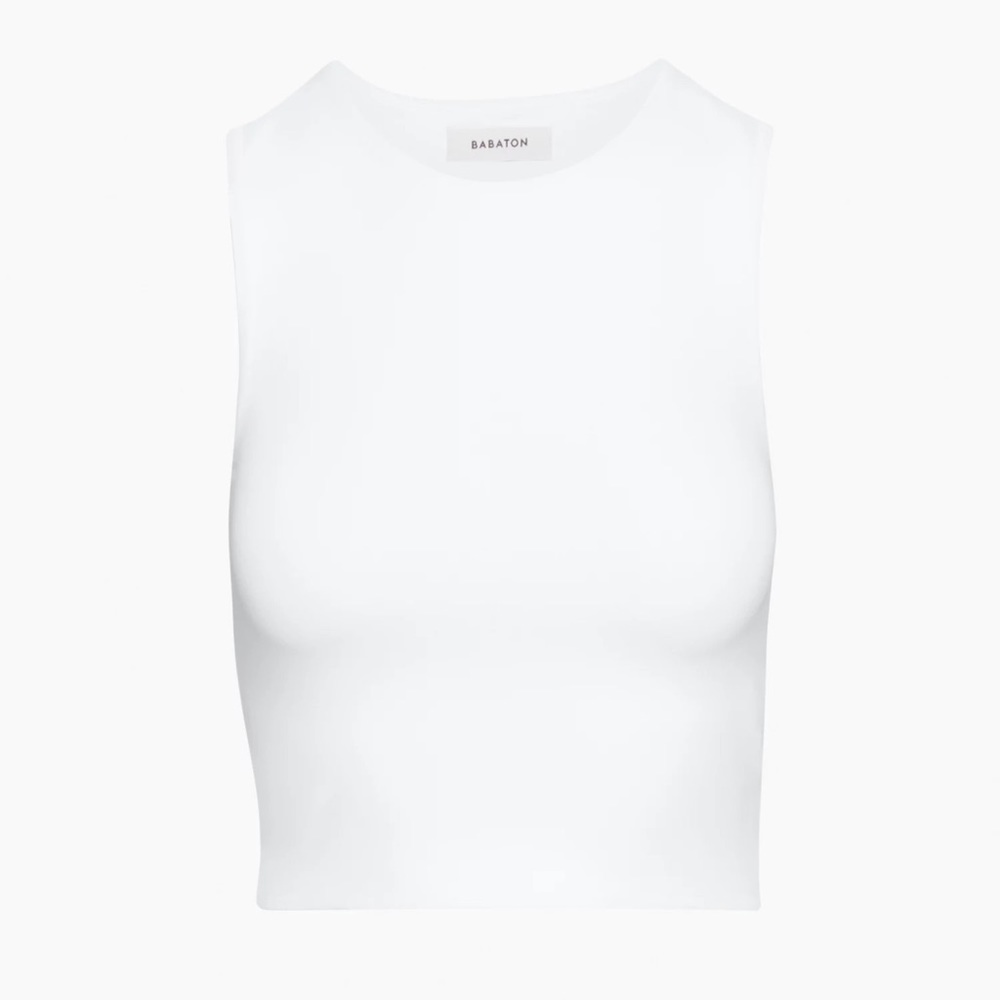 Aritzia - Contour Muscle Tank in white, small